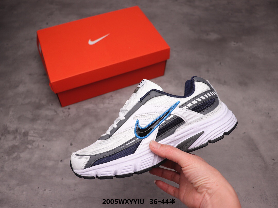 2020 Nike Initiator Running White Grey Black - Click Image to Close